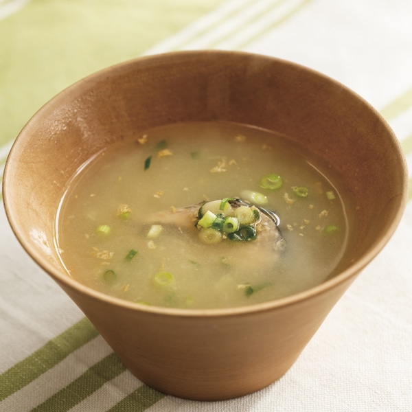 鯖缶と生姜のみそ汁